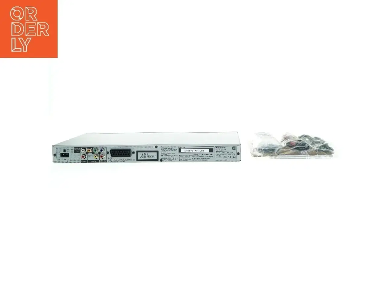 Billede 3 - Dvd afspiller med kabler og fjernbetjening fra Panasonic (str. 43 x 24 cm)