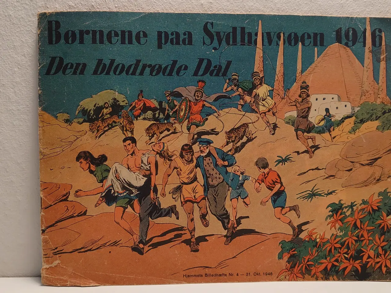 Billede 1 - Hjemmets Billedhæfte nr 4. Den Blodrøde Dal 1946