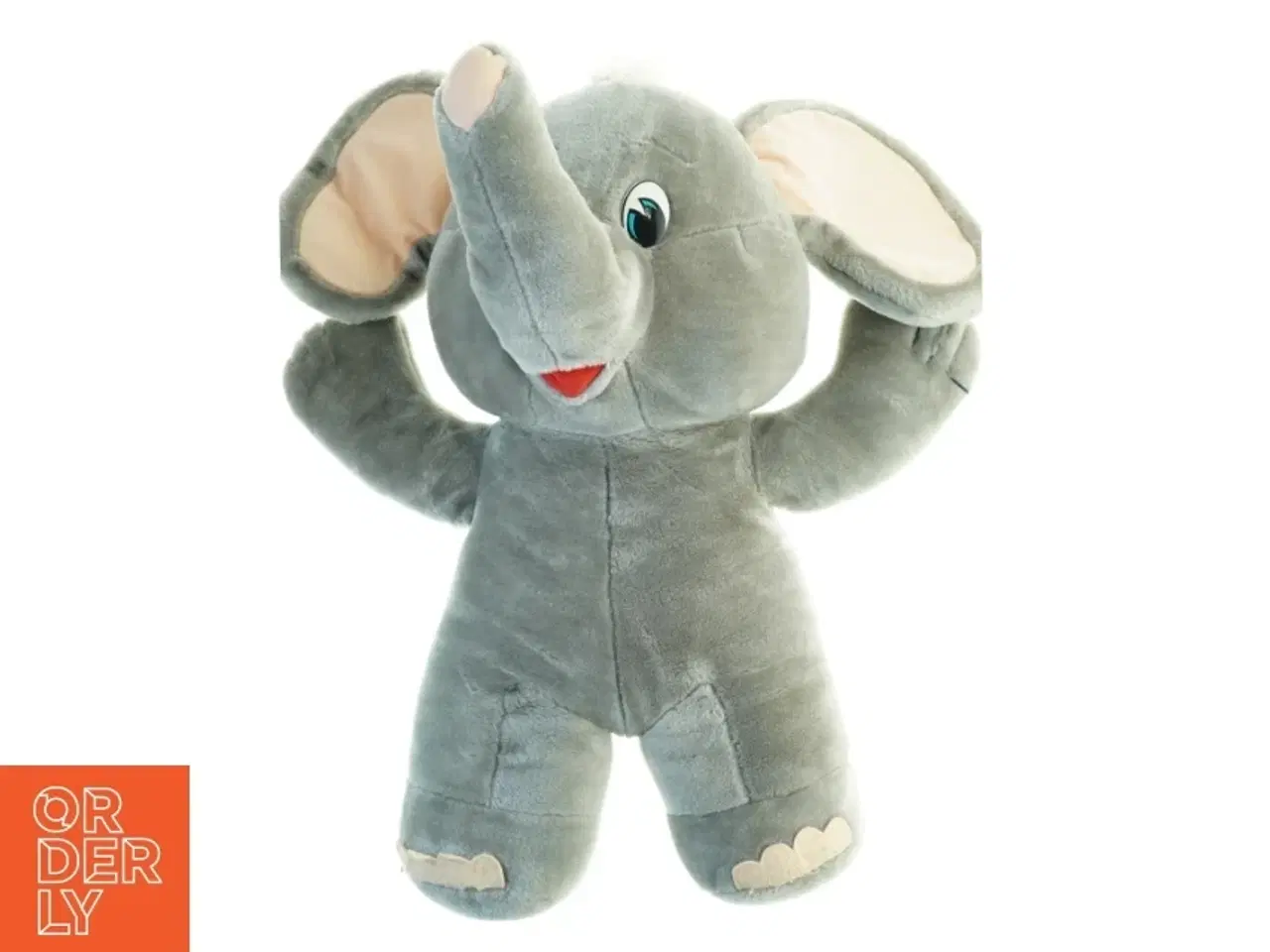 Billede 1 - Stor plys elefant (str. 68 x 59 cm)