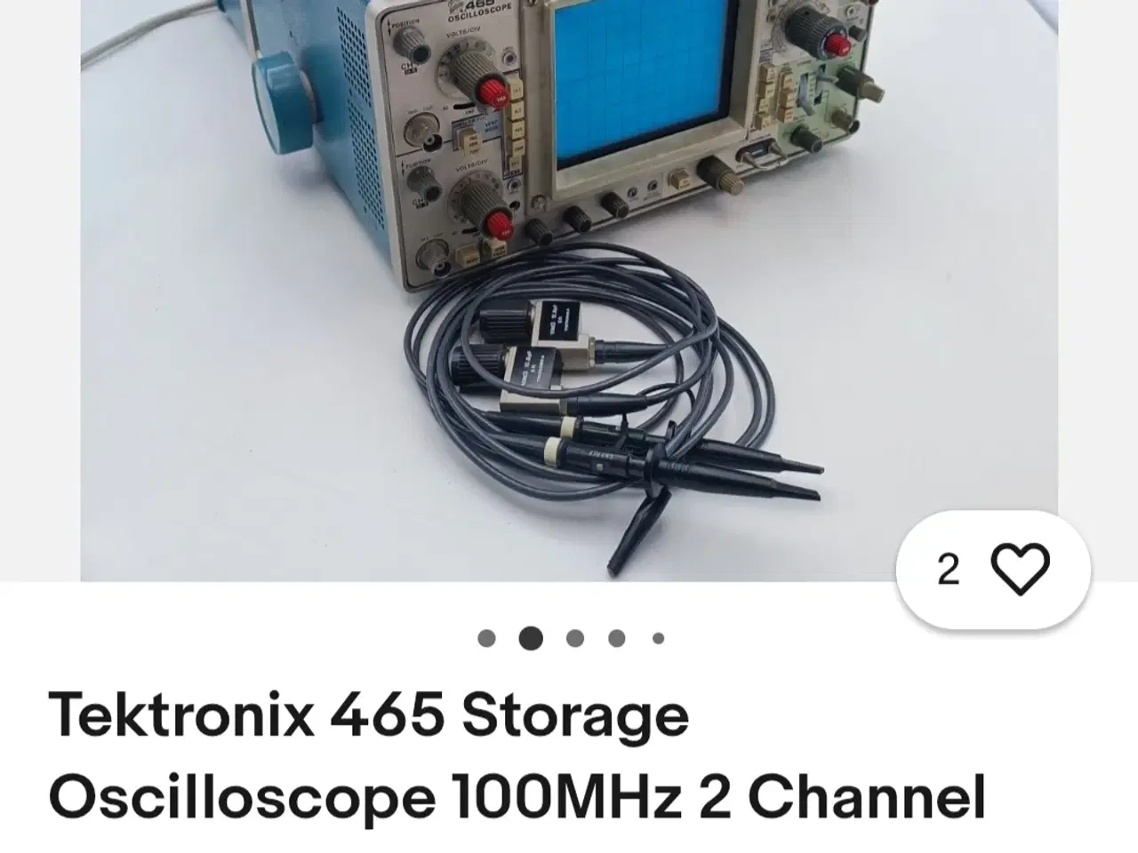 Billede 2 - Oscilloscope 465