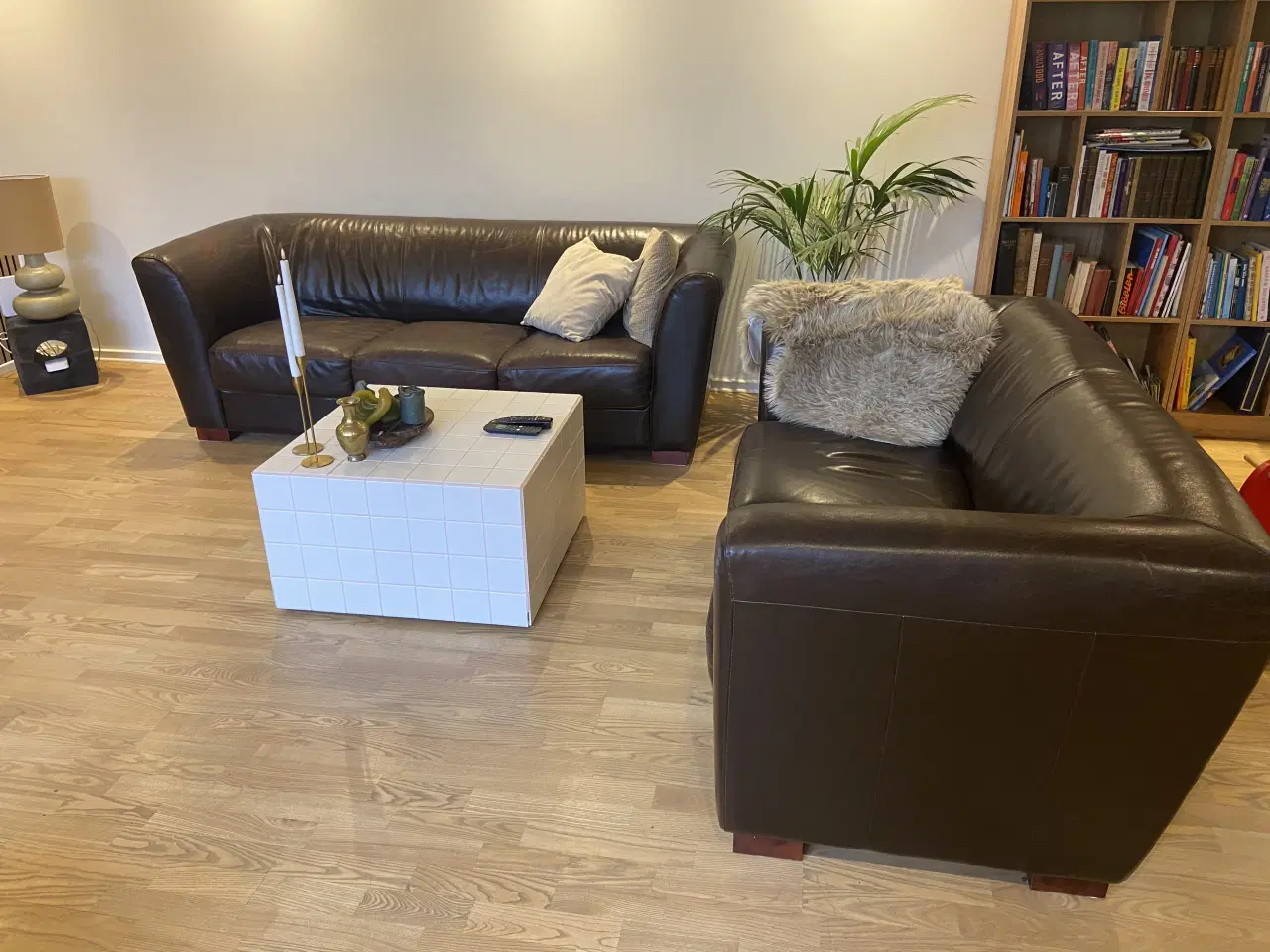 Billede 1 - 2 lækre brune sofaer 