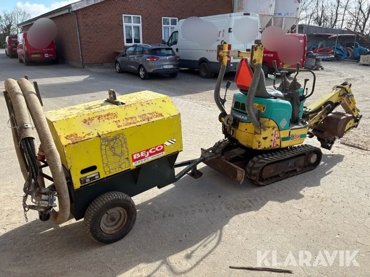 Billede 12 - Gravemaskine med løs hydraulik station Yanmar SV08-1