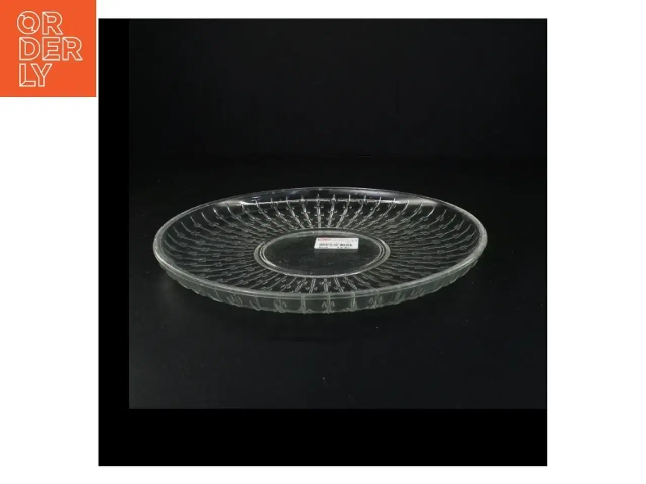 Billede 1 - Gennemsigtig glasfad (str. 29 x 29 cm)