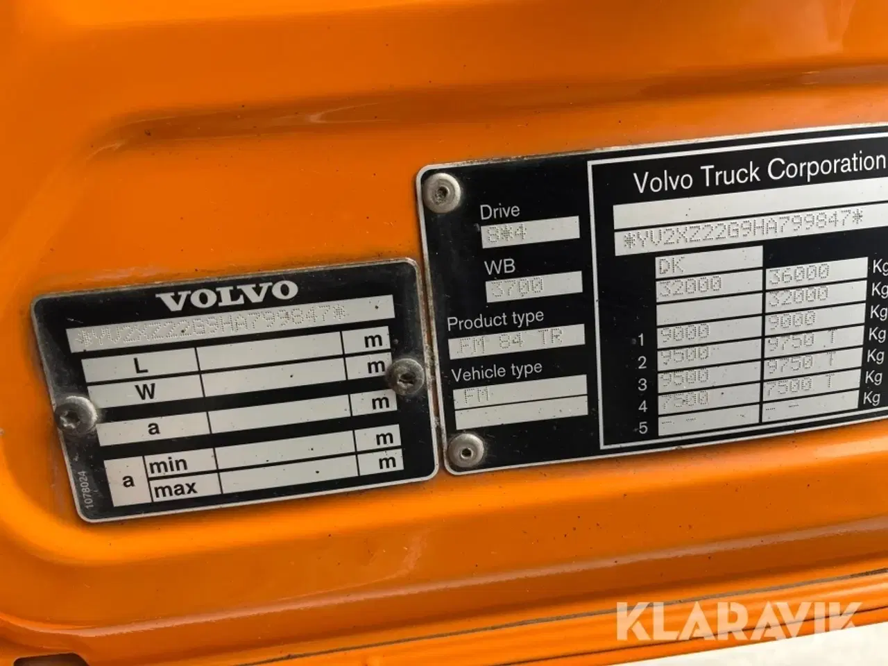 Billede 7 - Lastbil Volvo FM 410 8x4 med kroghejs