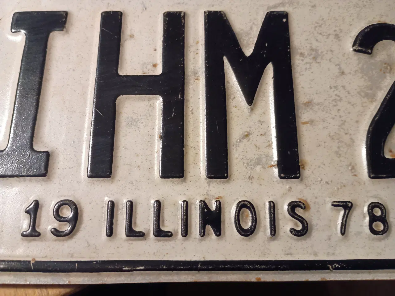 Billede 3 - USA nummerplade. Illinois 1978.