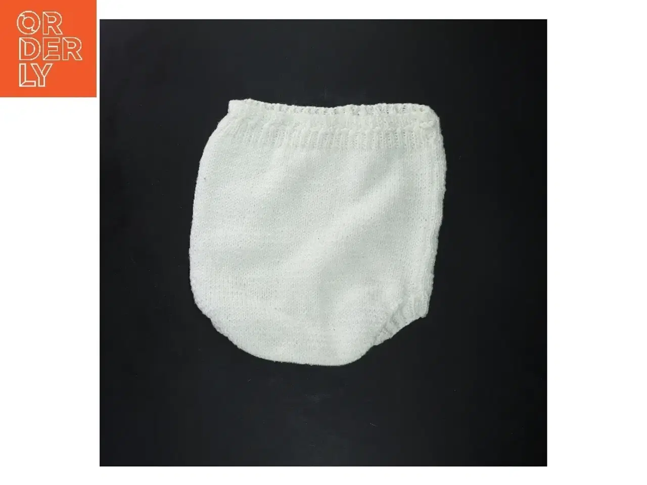 Billede 3 - Strikket baby blebukser (str. 22x25 cm)