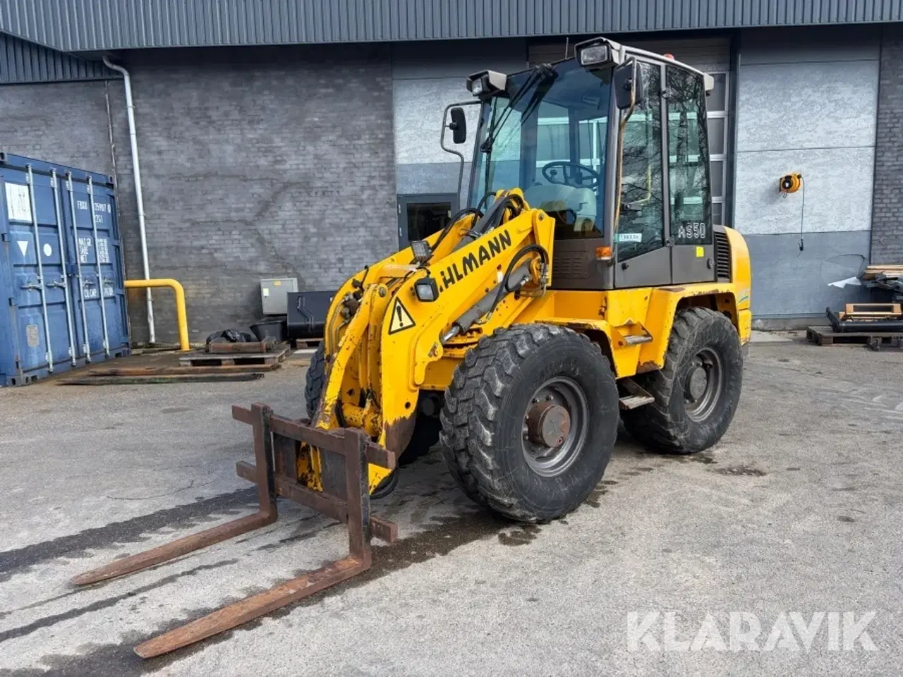 Billede 1 - Minilæsser Ahlmann AS50 med sidetip og Pallegafler