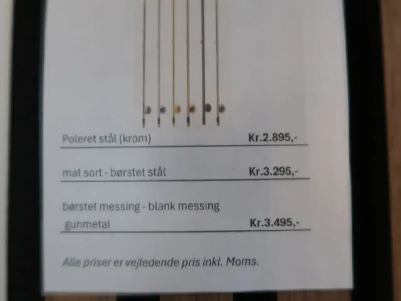 Billede 4 - Håndklædetørrer CASSØE Rimini poleret stål