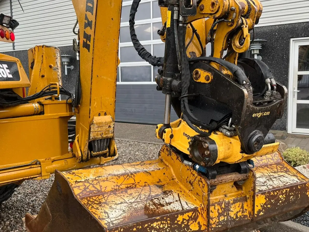 Billede 10 - Hydrema 926E Med Encon Rotor-Tilt skifte i bag og brede dæk samt centralsmørring. Meget velholdt rendegraver. Lige fået service lavet af Hydrema