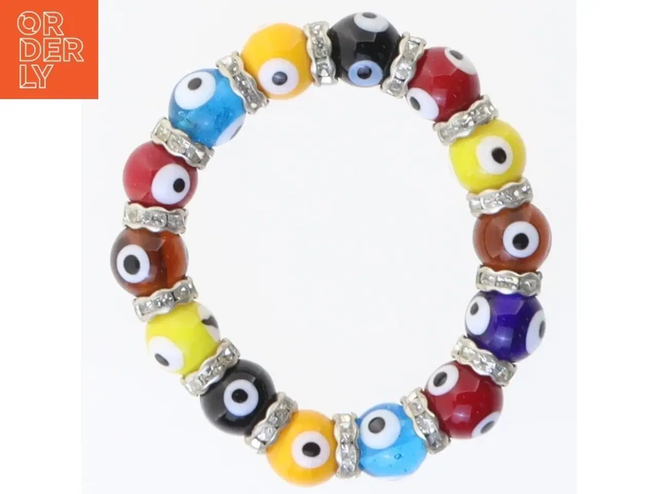 Billede 1 - Armbånd med perler (str. 16 cm)