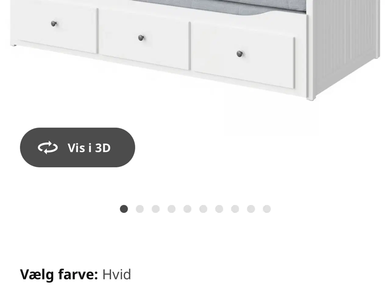 Billede 3 - Sovesofa /seng HEMNES fra IKEA