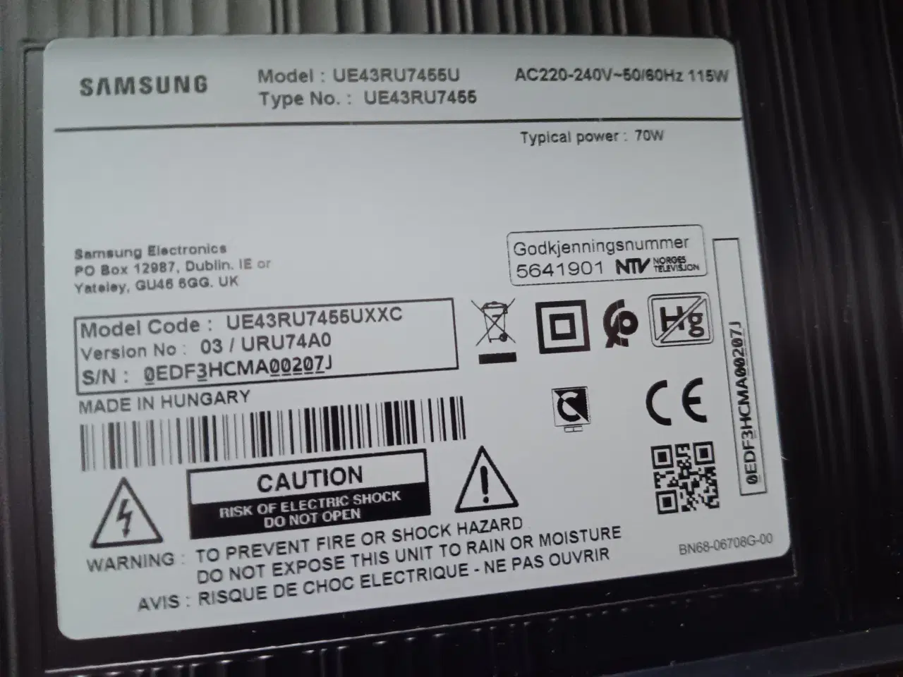 Billede 3 - Samsung 43"SmartTv Soundbar og Subwoofer