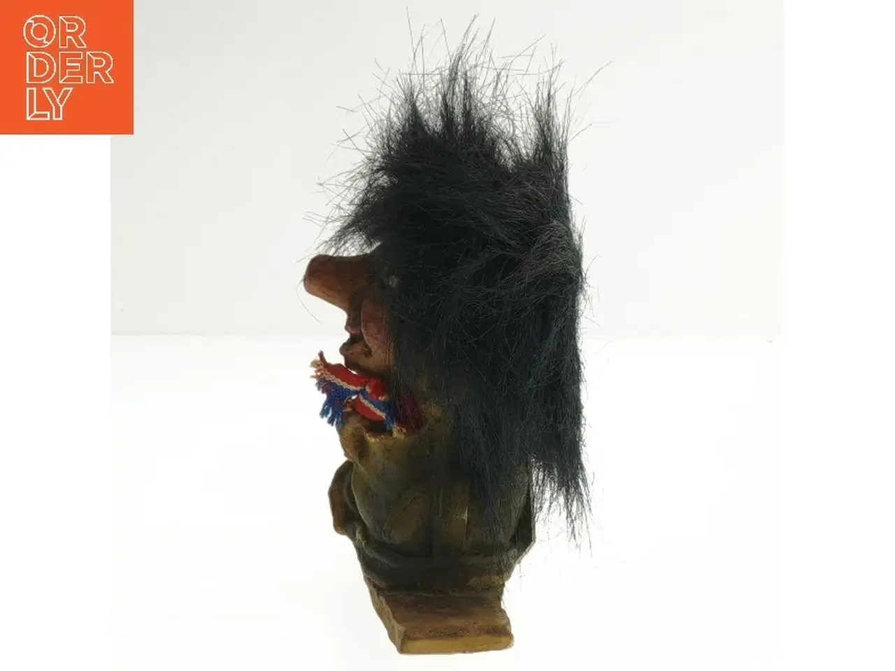 Billede 2 - Fosse-Troll på ski figur fra Fosse-troll (str. 19x10 cm)