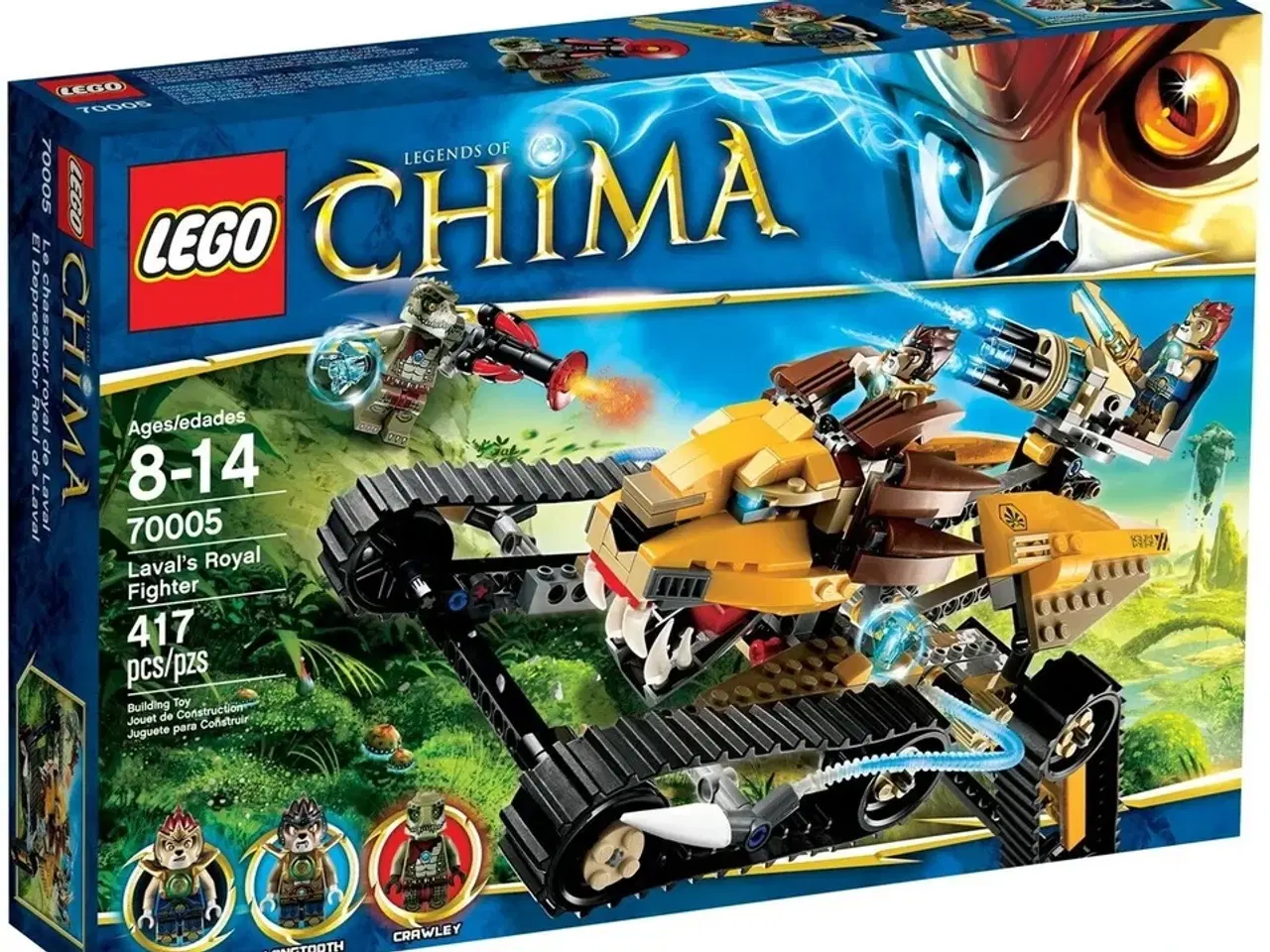 Billede 2 - LEGO Chima Lavals royale kampkøretøj model 70005