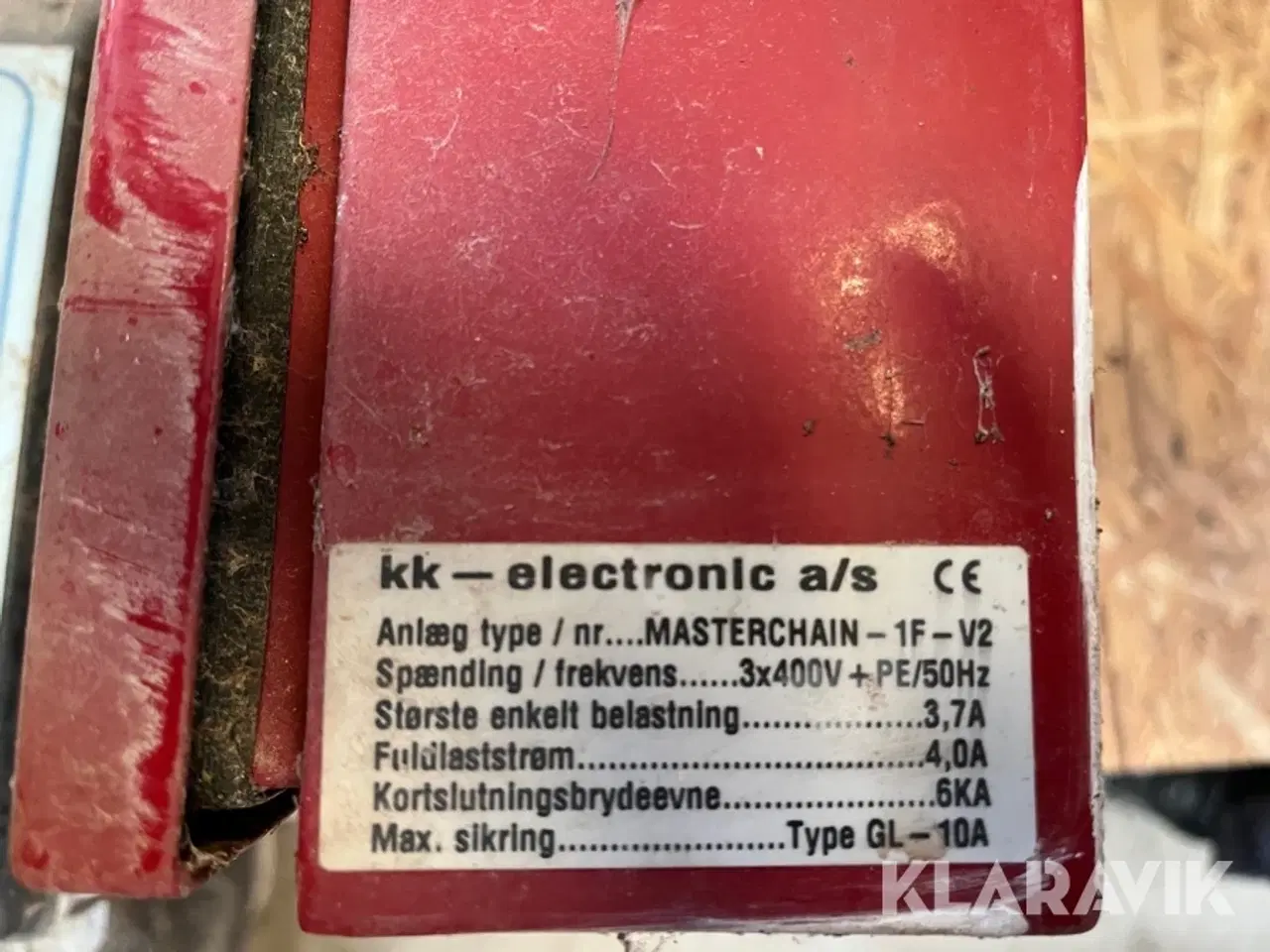 Billede 6 - Styring til foderanlæg EGEBJERG MASTER Chain