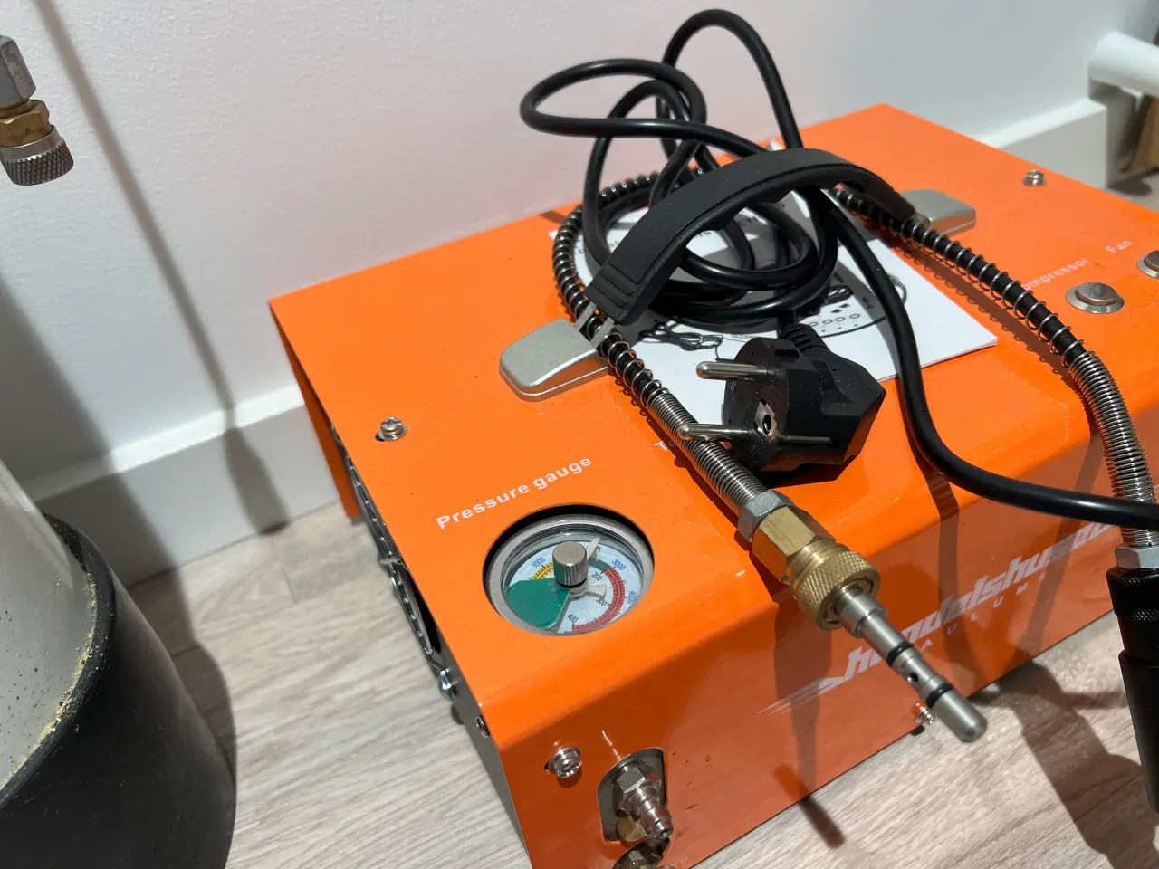 Billede 7 - PCP lufgevær sæt i 4,5mm med kompressor og flaske