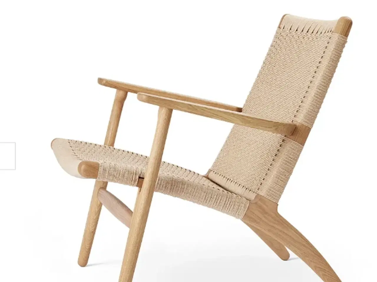 Billede 2 - Wegner loungestol i olieret eg