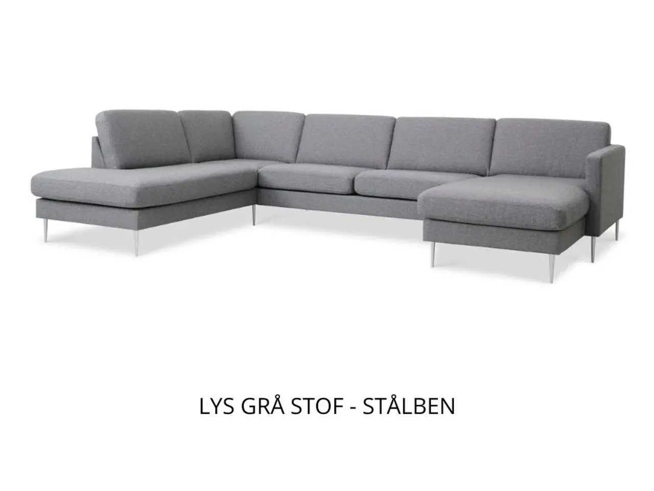 Billede 12 - Ny u-sofa stof eller læder. 