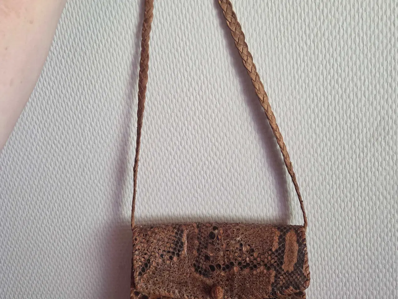 Billede 3 - Vintage slangeskinds taske