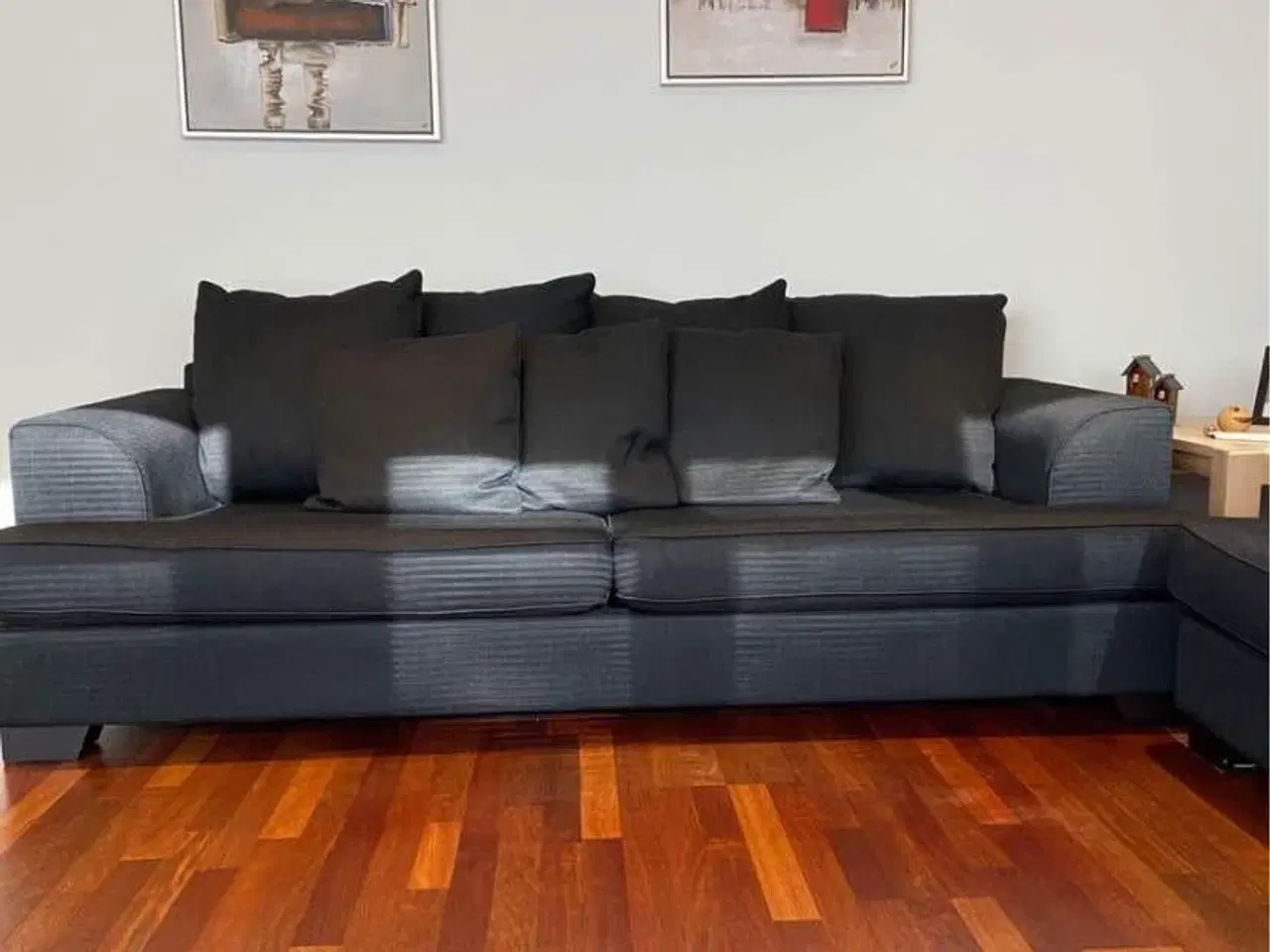 Billede 3 - Kingstone 3 personer sort sofa