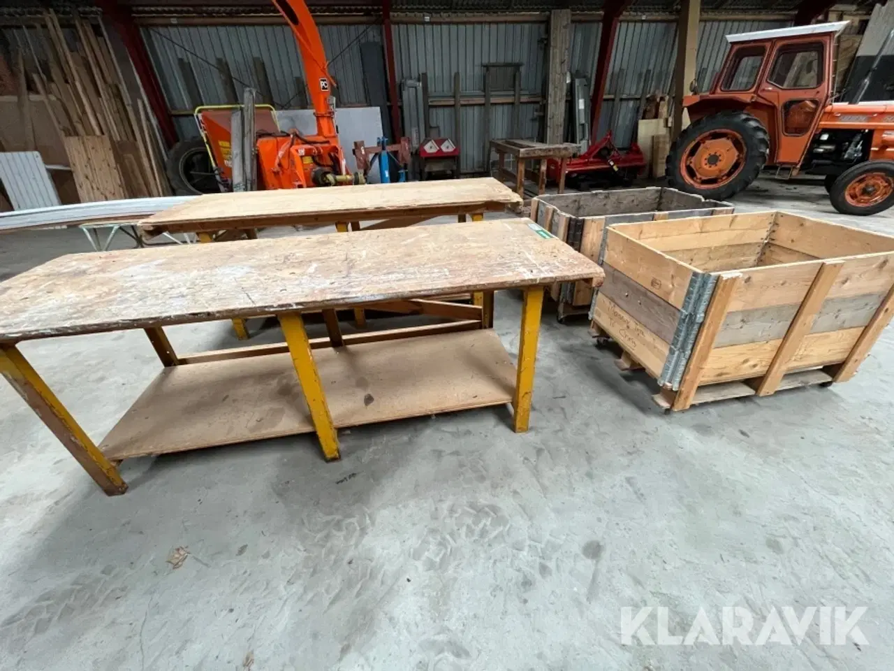 Billede 6 - Arbejdsborde og materiel pallevogne