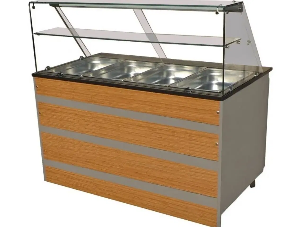 Billede 1 - Professionel salatbar – 140 x 80 x 85 cm