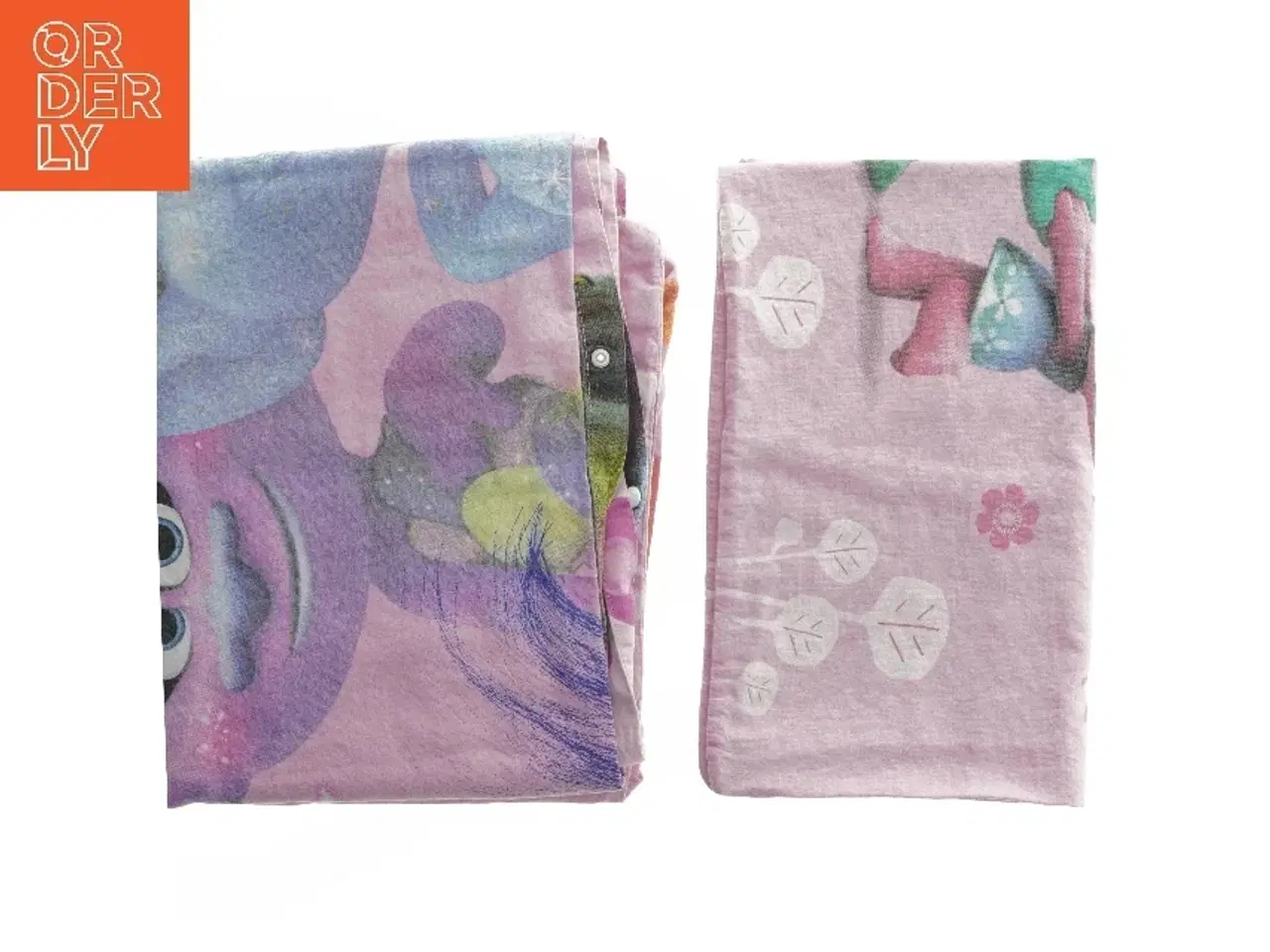 Billede 2 - Trolls sengetøj sæt fra Trolls (str. Dyne. 125 x 180 cm. pude. 55. klokken 65. cm)