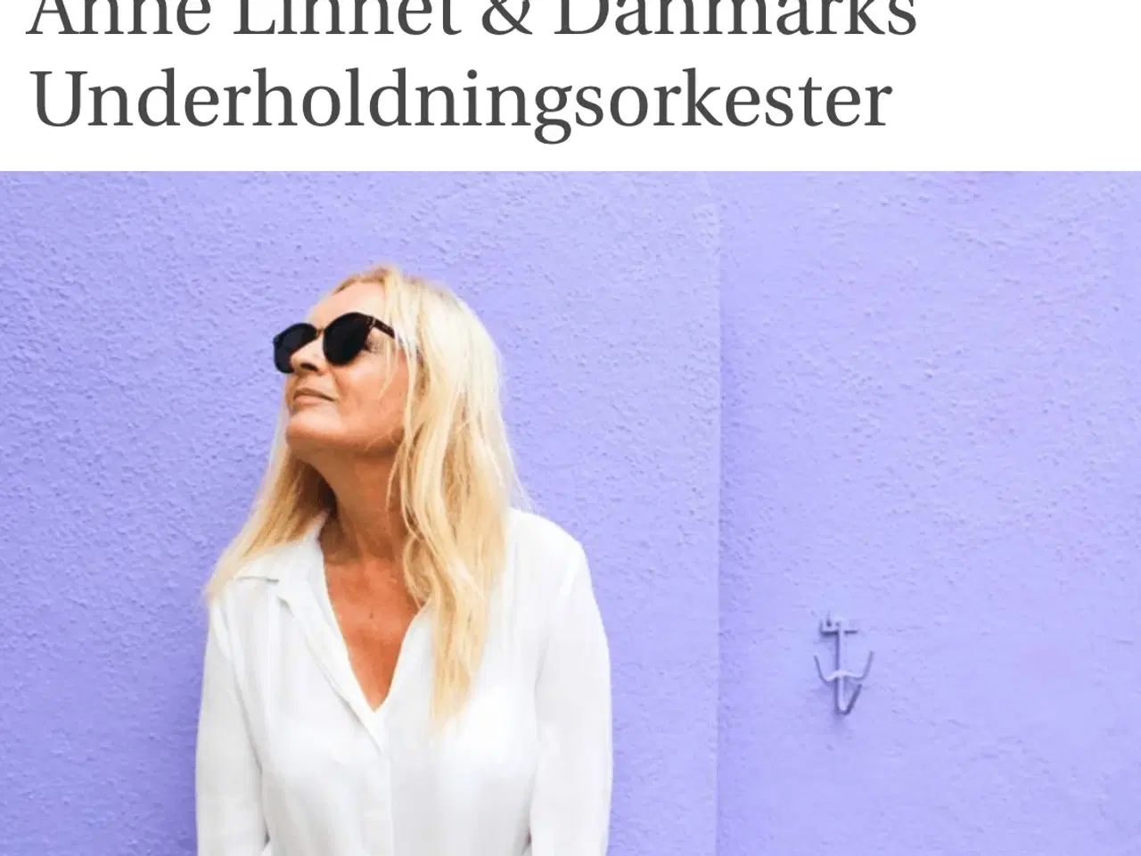 Billede 1 - Anne Linnet på Vejle Musikteater