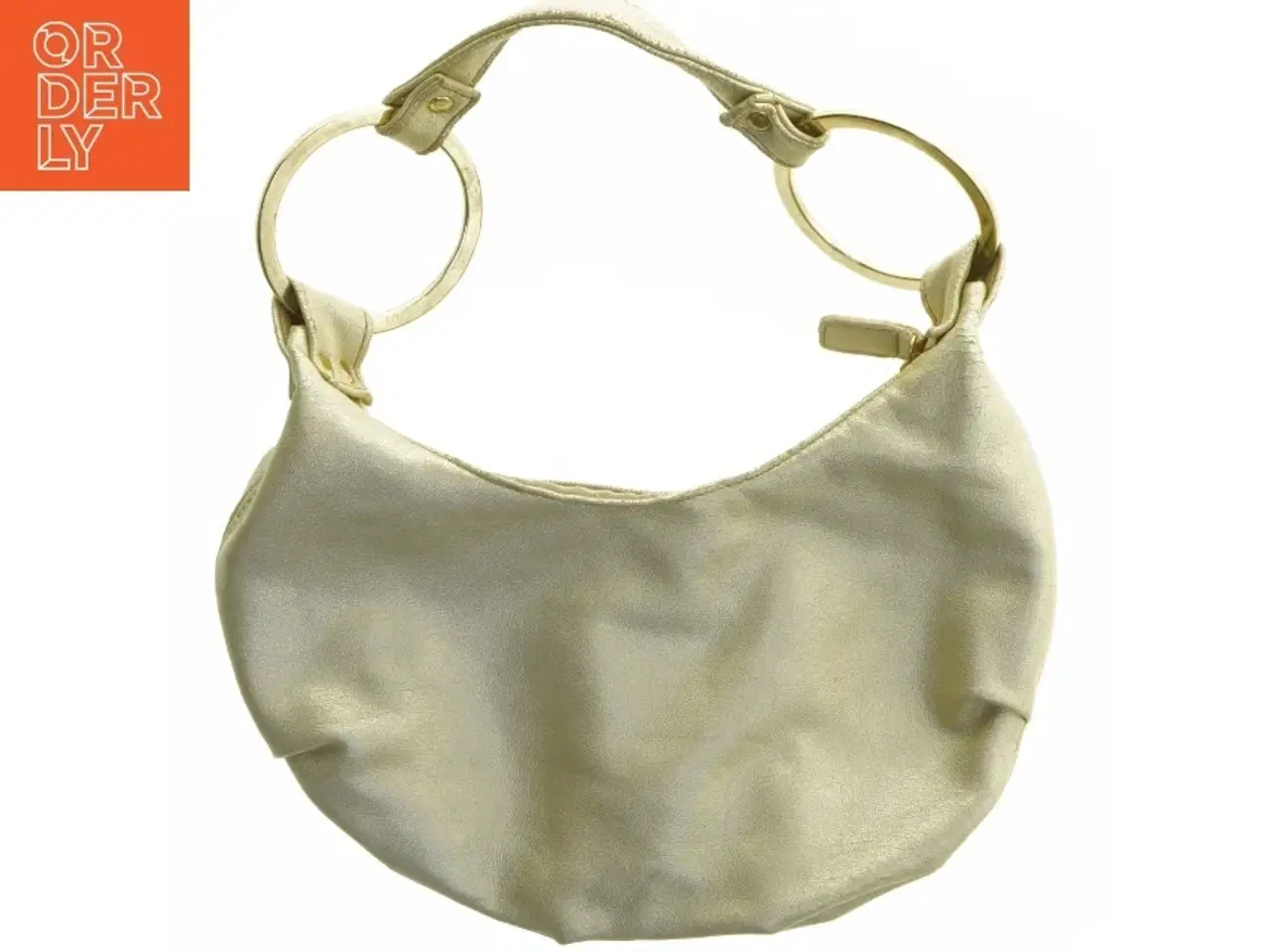 Billede 2 - Guld skuldertaske (str. 14x28 cm)