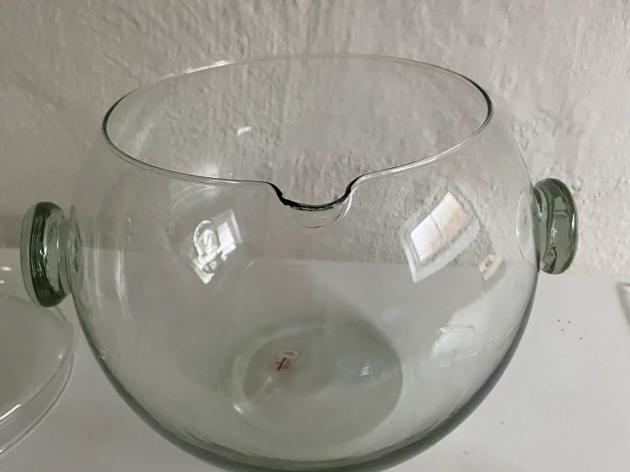 Billede 5 - Stor vintage glasbowle – festlig og dekorativ