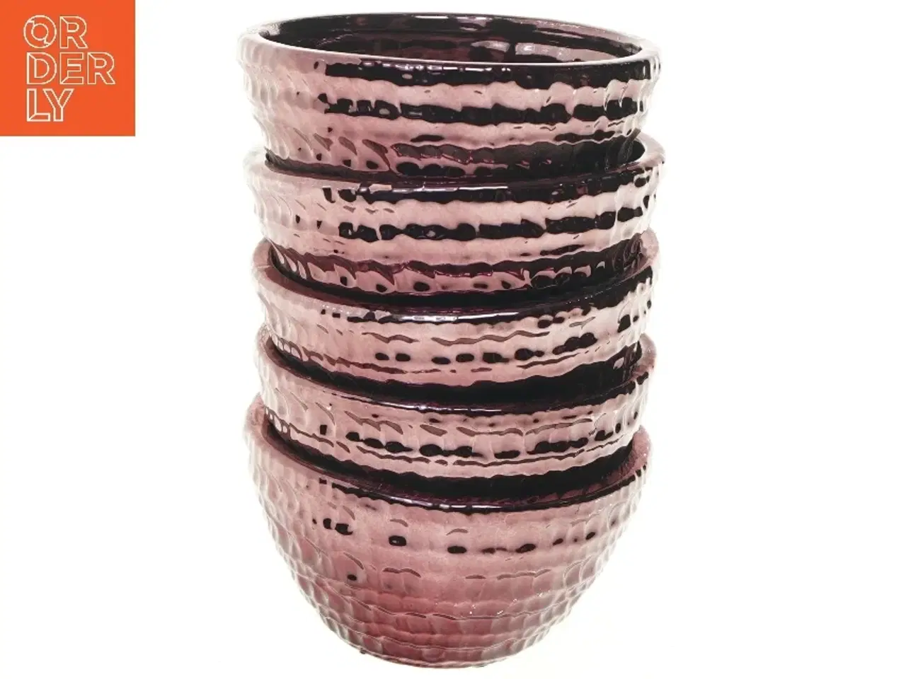 Billede 1 - Sæt med 5 skåle (str. 5 styk, 14,5x7 cm)