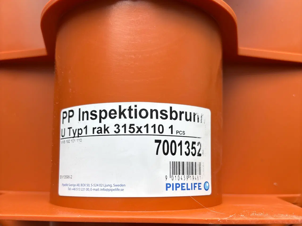 Billede 2 - Inspektionsbrønd pipeline