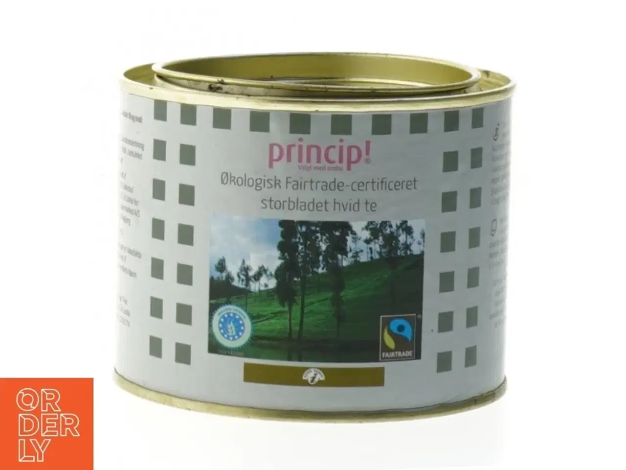 Billede 1 - Økologisk Fairtrade-certificeret te, storbladet hvid fra Princip (str. Ø 10,5 cm)