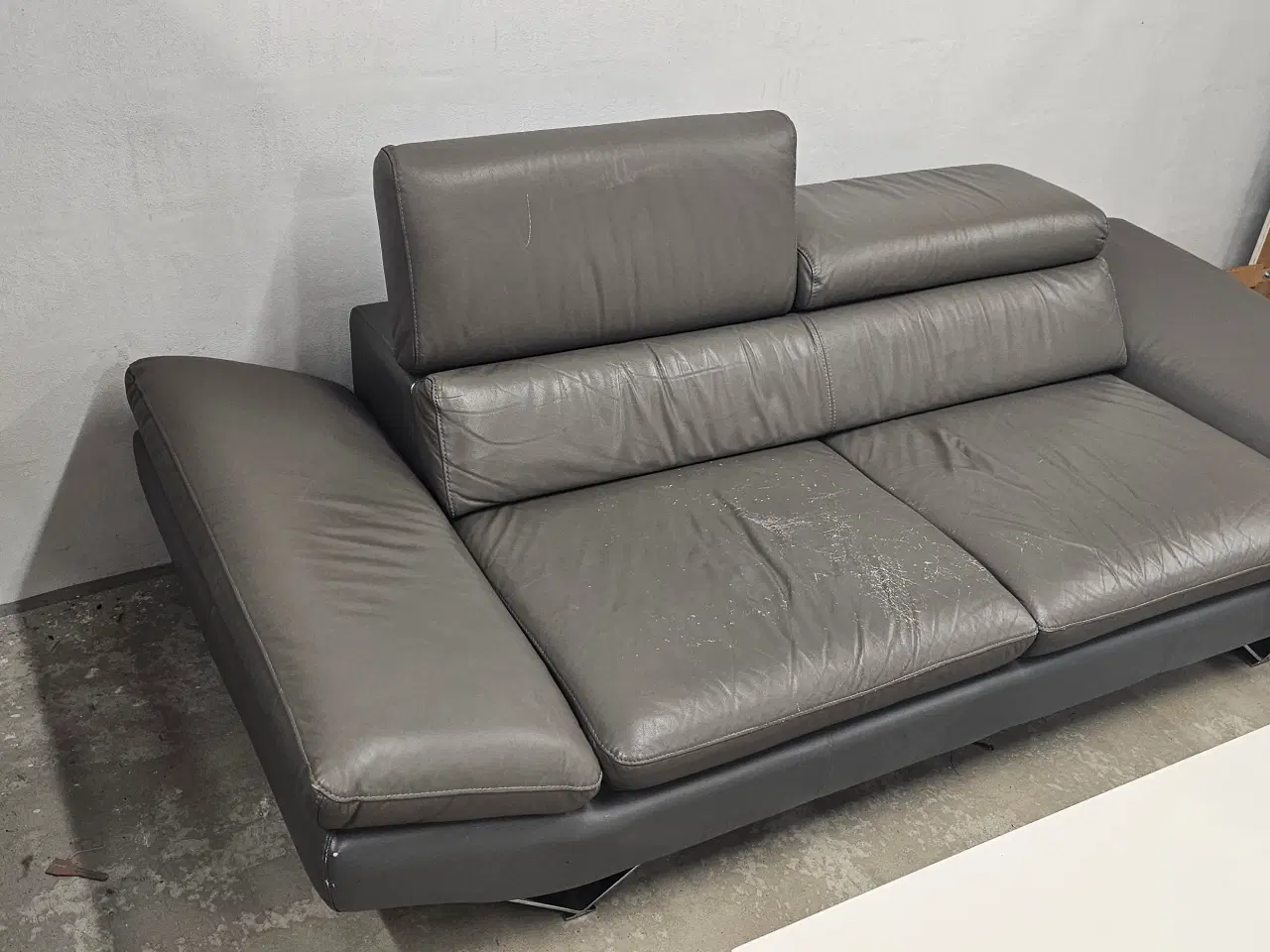 Billede 3 - Læder sofa