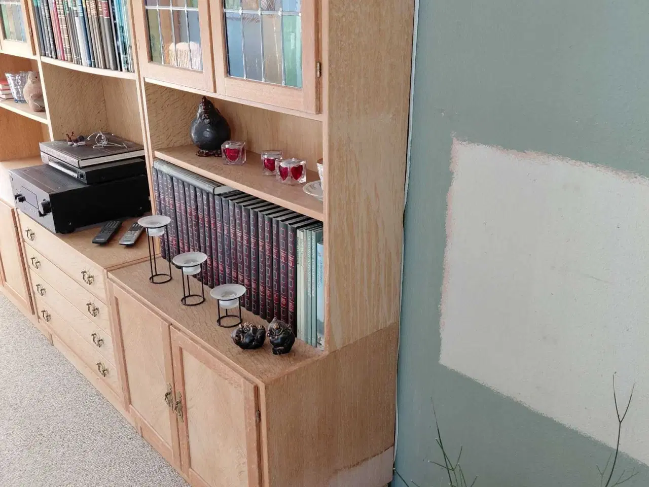 Billede 5 - Reolsystem i afsyret eg