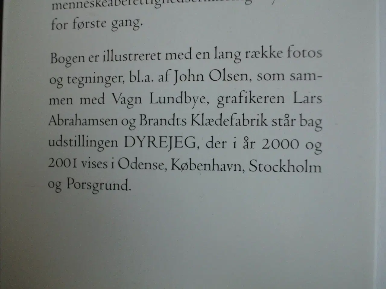Billede 3 - dyrejeg, af vagn lundbye, emne: anden kategori