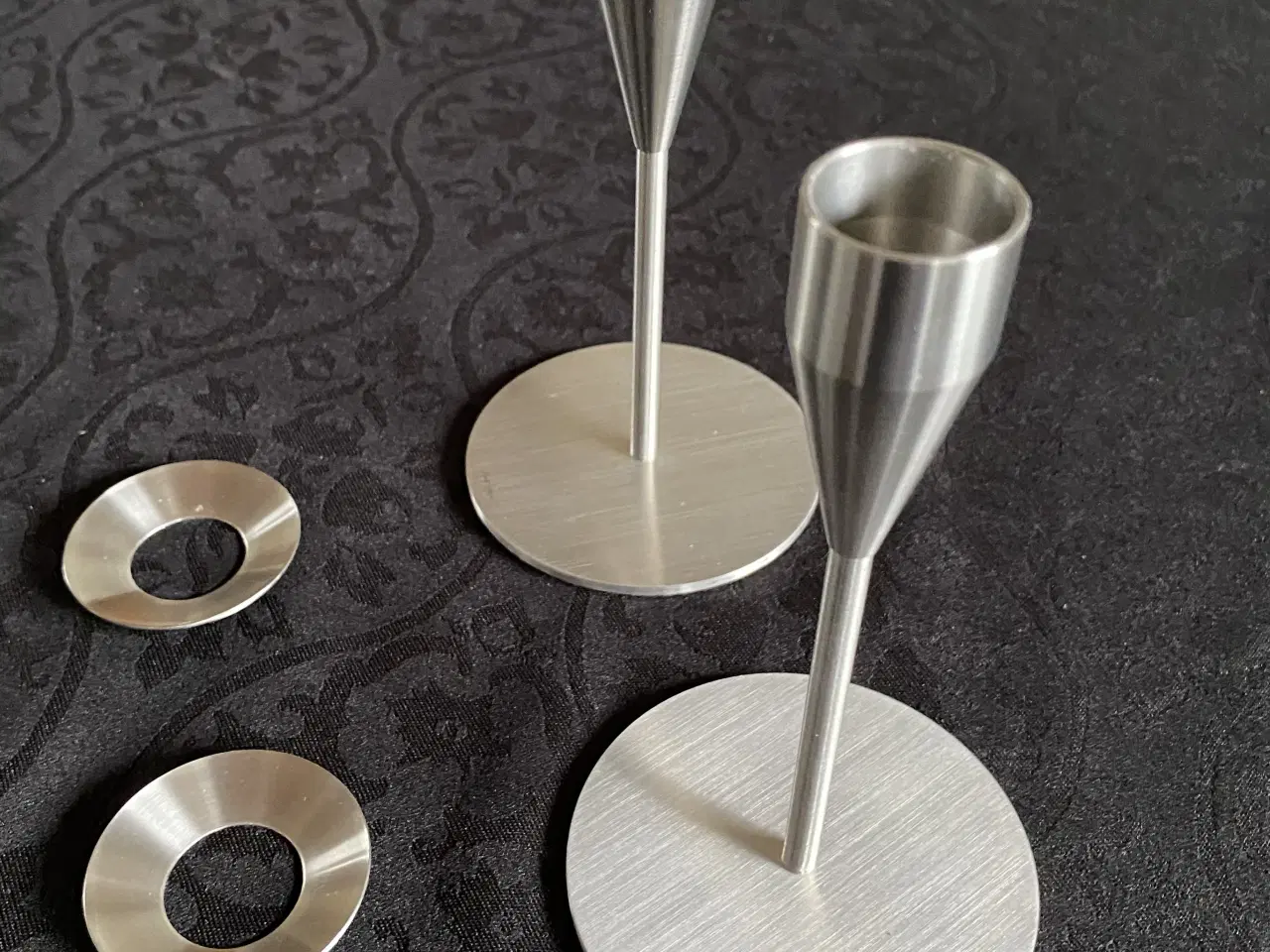 Billede 5 - Piet Hein lysestager m. Lysmanchetter