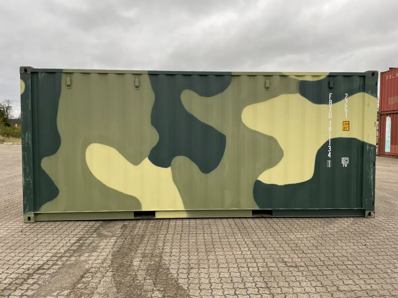 Billede 5 - 20 fods Container - Camouflage farver.