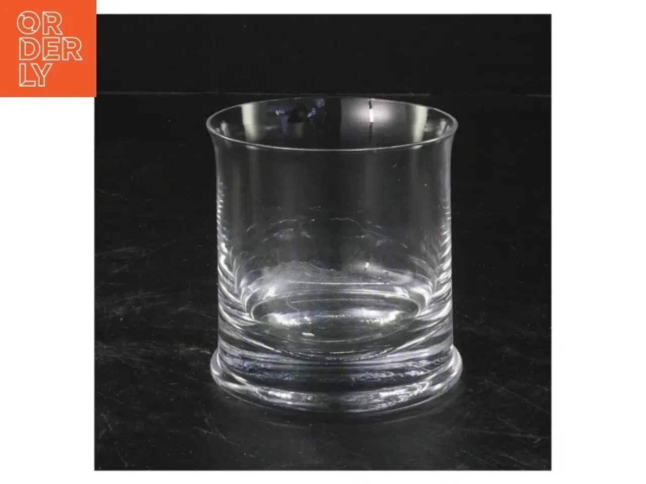 Billede 1 - Glas med klar struktur (str. 8 cm x 8 ø cm)