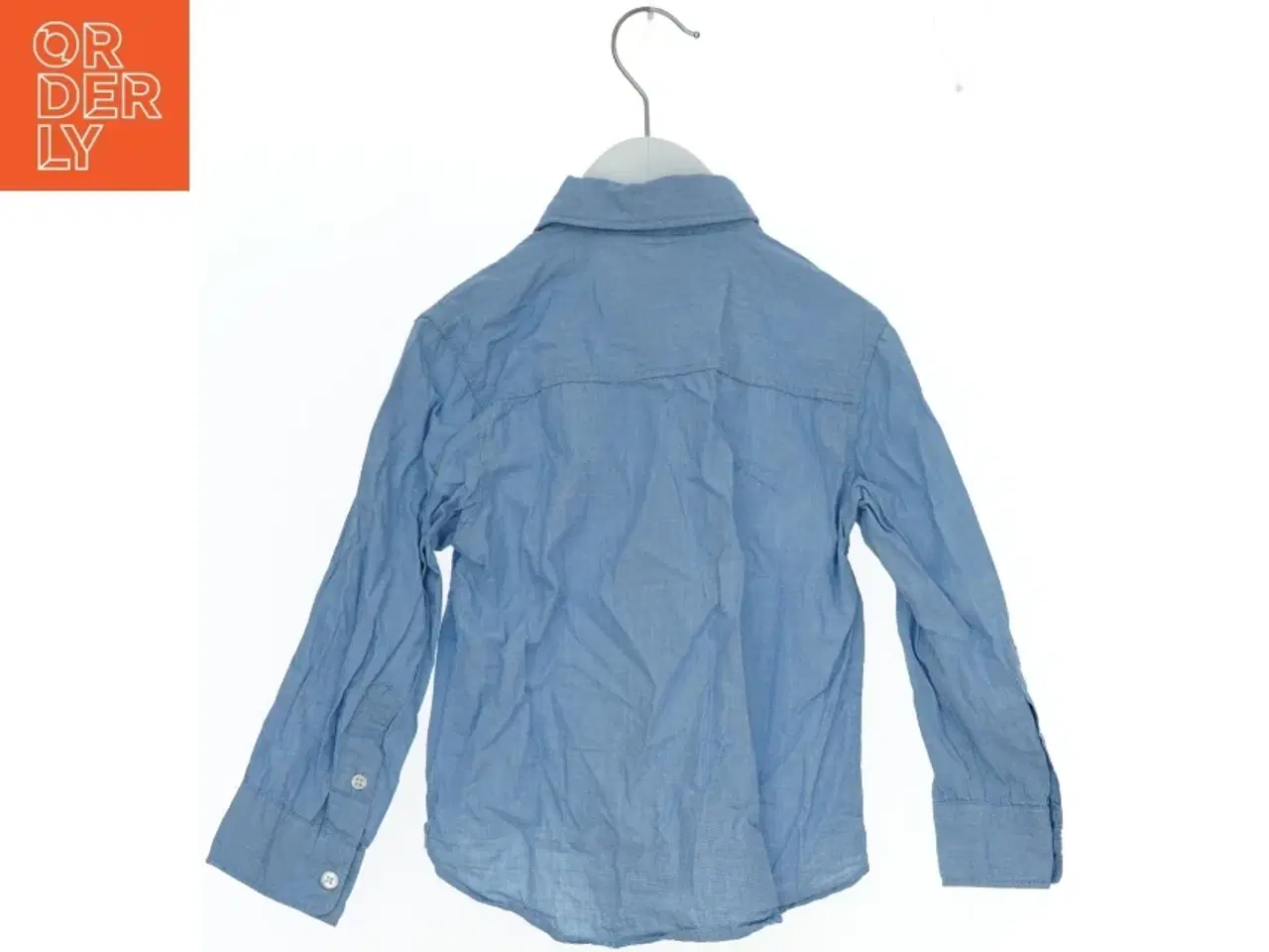 Billede 2 - Lyseblå langærmet skjorte fra H&M (str. 104)