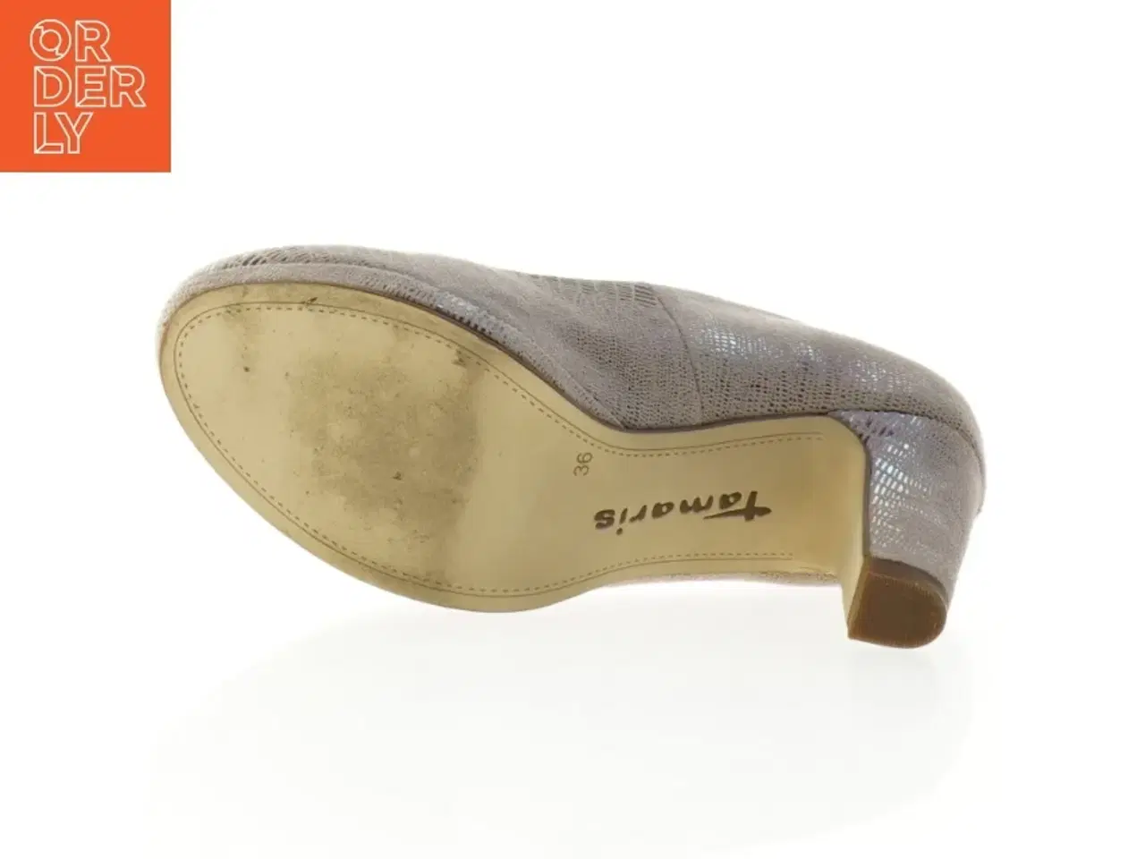 Billede 3 - Beige højhælede sko fra Tamaris (str. 36)