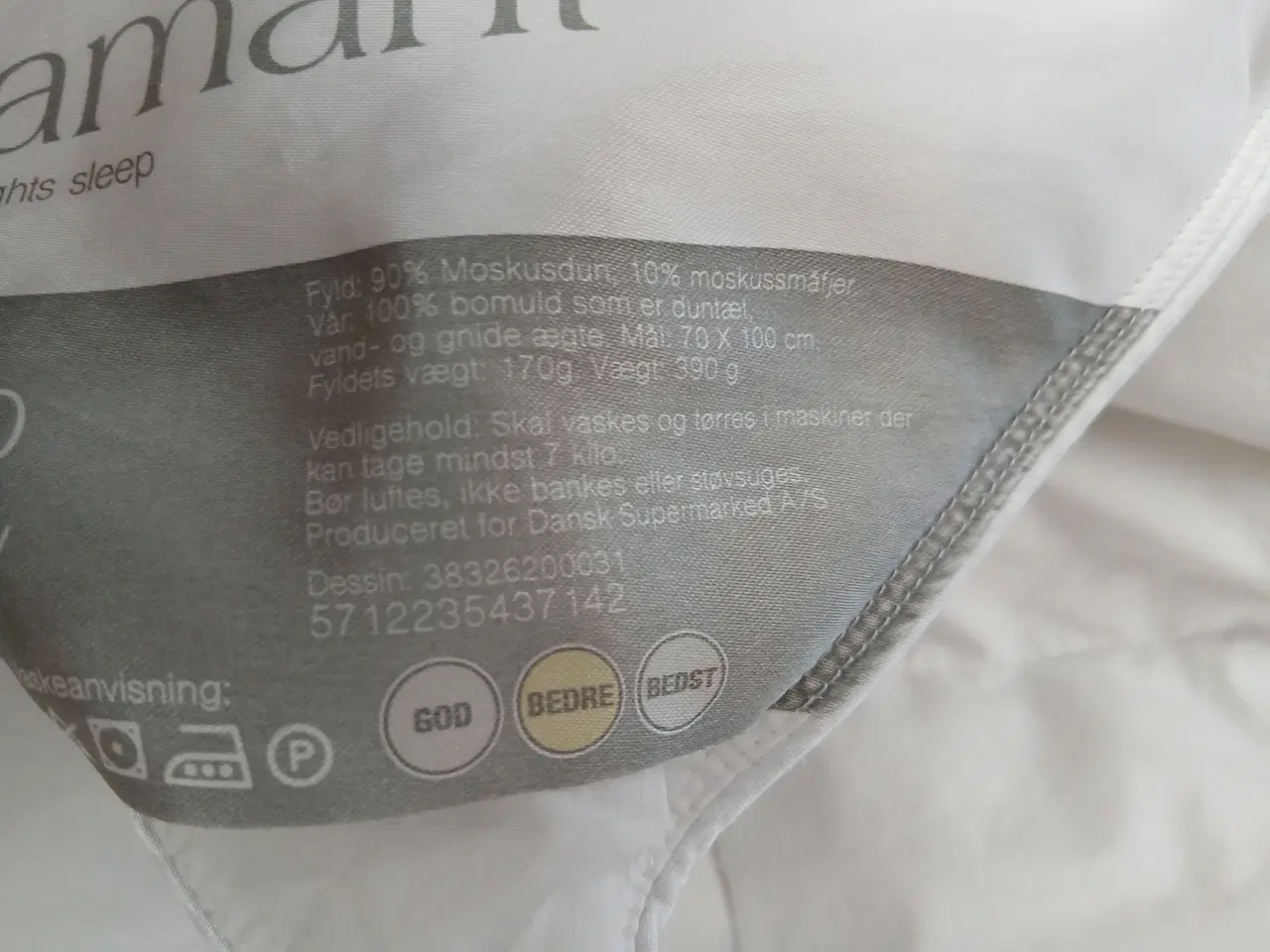 Billede 2 - BABY moskusdun, gåse - eller andedun - se fotos