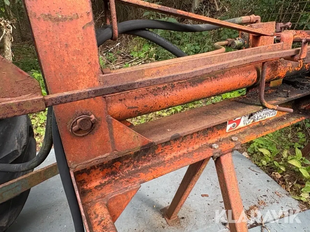 Billede 6 - Hydraulisk brændekløver Stenholts maskinfabrik 6 tons
