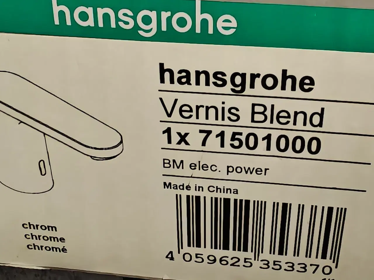 Billede 2 - Vandhane, berøringsfri, Hansgrohe. Ubrugt 