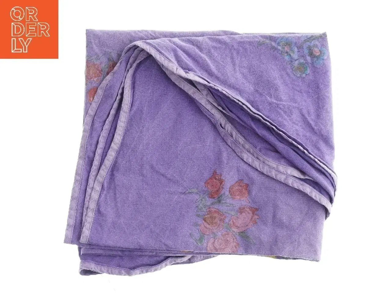 Billede 1 - Håndmalet dug (str. Ø. 150 cm)