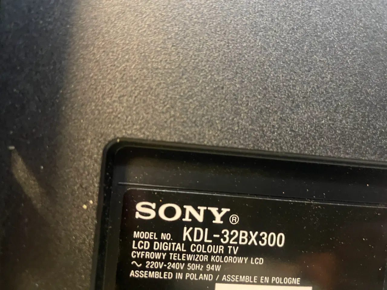 Billede 6 - Fint 32 tommer Sony TV med fjernbetjening