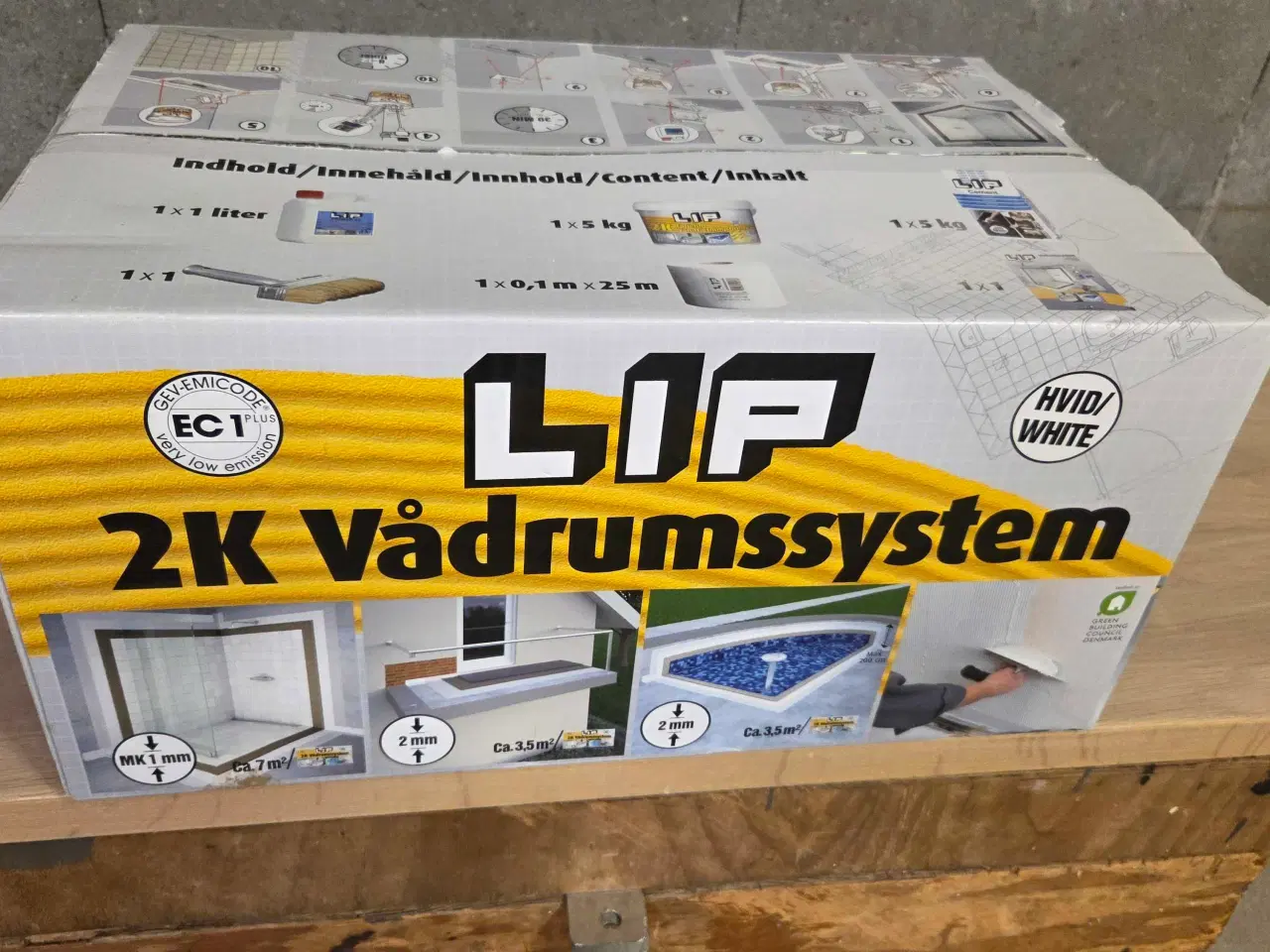 Billede 1 - LIP 2K vådrumssystem