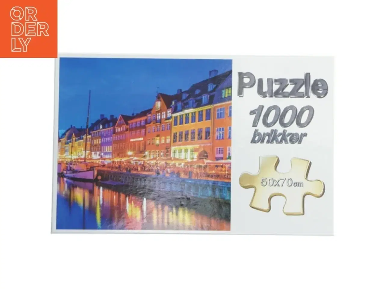Billede 1 - Nyhavn 1000 brikker puslespil fra 1Play (str. 1000 brikker)