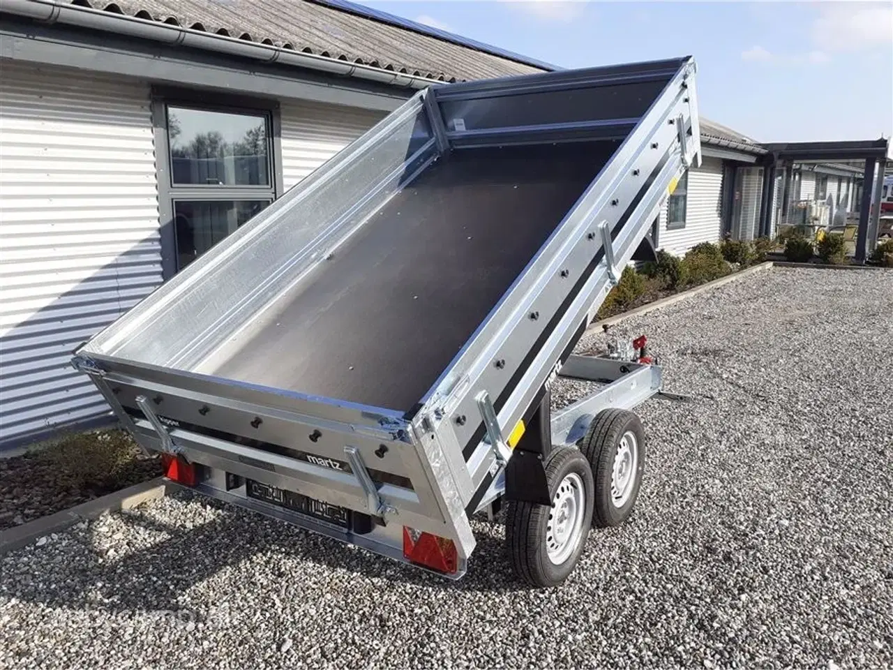 Billede 6 - 0 - Martz Transporter 2515   Martz boggie trailer med hydraulich tip 750 kg til skarp pris