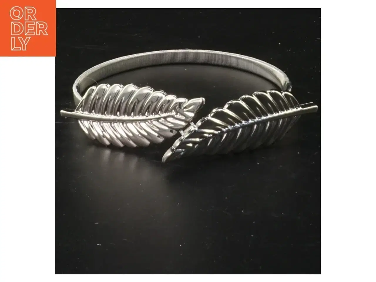 Billede 2 - Dekorative bladformede servietringe / gardinholdere (str. 49 cm)